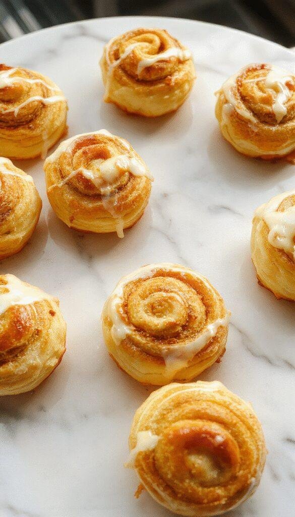 A warm, freshly baked plate of Golden Morning Rolls displayed with a pat of butter melting on top, surrounded by a cozy breakfast setting.