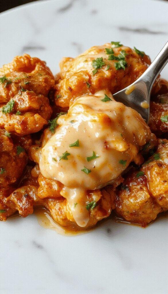 A vibrant plate of homemade butter chicken featuring tender, golden-brown chicken pieces coated in a rich, creamy orange sauce. The dish is artfully arranged on a white plate, garnished with fresh cilantro and served alongside fluffy basmati rice. The background displays a rustic wooden table with additional spices and a sprig of cilantro, emphasizing the savory and inviting appeal.