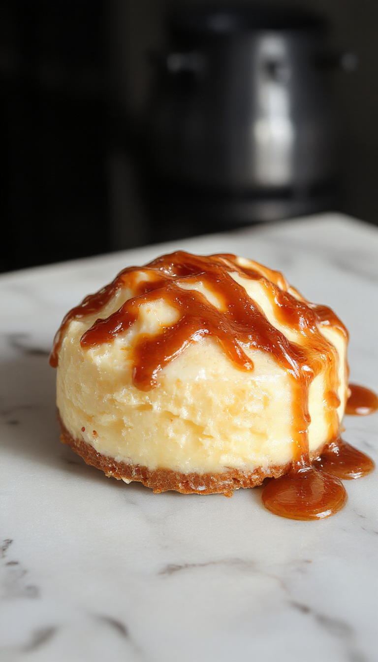 A beautifully plated loaded butterscotch cheesecake featuring a creamy, smooth surface topped with generous swirls of butterscotch sauce and caramel drizzle. The cheesecake sits on a rustic wooden board, garnished with crispy cookie crumbs and delicate whipped cream rosettes, with a background of soft warm lighting emphasizing its decadent texture and rich caramel hues.
