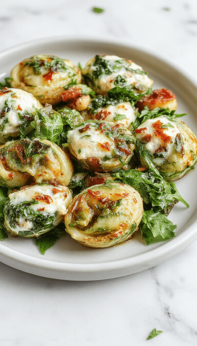 A colorful plate of spinach and ricotta stuffed pasta shells arranged artfully on a white dish, topped with melted cheese and fresh basil, with a side of cherry tomatoes and a drizzle of olive oil, capturing vibrant greens, creamy whites, and golden textures.