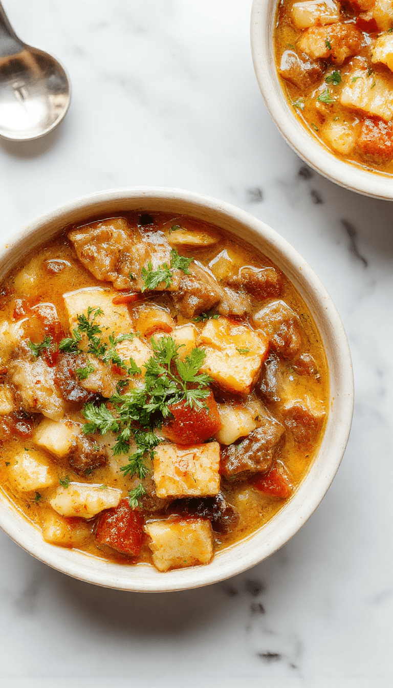 A colorful assortment of crockpot stew and casserole dishes displayed on a rustic wooden table, featuring hearty stews with vegetables, tender meats, and creamy casseroles, all beautifully plated and garnished with fresh herbs, against a cozy kitchen backdrop