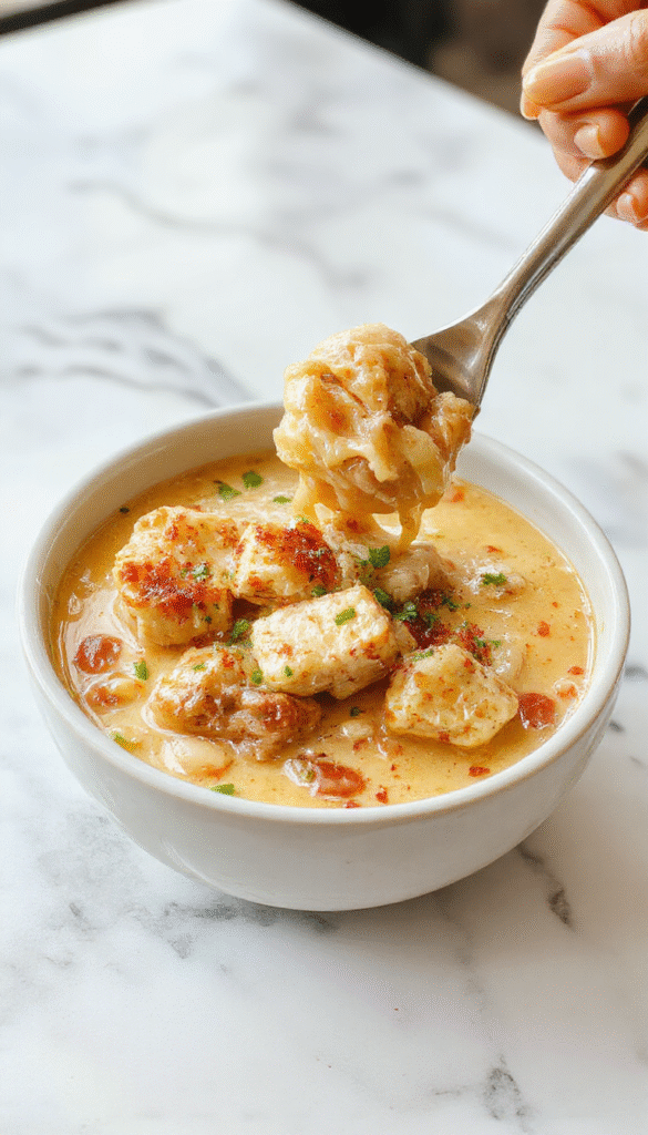 A vibrant bowl of creamy chicken ramen featuring tender slices of chicken, soft boiled eggs, green scallions, and rich broth with a glossy sheen, served in a white ceramic bowl on a rustic wooden table with chopsticks and a napkin.