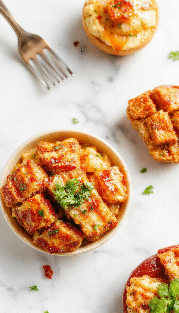 Colorful plates showcasing a variety of high-fiber, high-protein meals with vibrant vegetables, grains, legumes, and lean meats. Textured dishes arranged artfully with fresh herbs, emphasizing wholesome ingredients and hearty textures, styled on rustic wooden tables for a wholesome presentation.