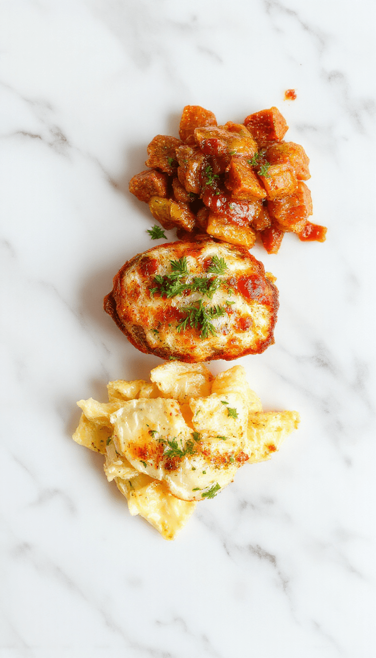 A vibrant plated meal featuring colorful vegetables, lean proteins, and whole grains served on a white ceramic plate with fresh herbs garnishing, styled with a rustic wooden background and natural lighting highlighting textures and freshness.
