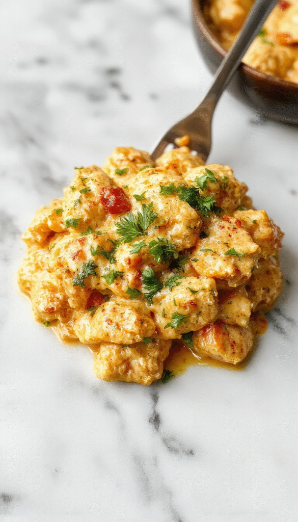 A vibrant plate of creamy butter chicken garnished with fresh cilantro and served with fluffy white rice on a rustic wooden table, the sauce glistening with a rich golden hue, alongside warm naan bread, all styled elegantly with a sprinkle of spices for a colorful and appetizing presentation.